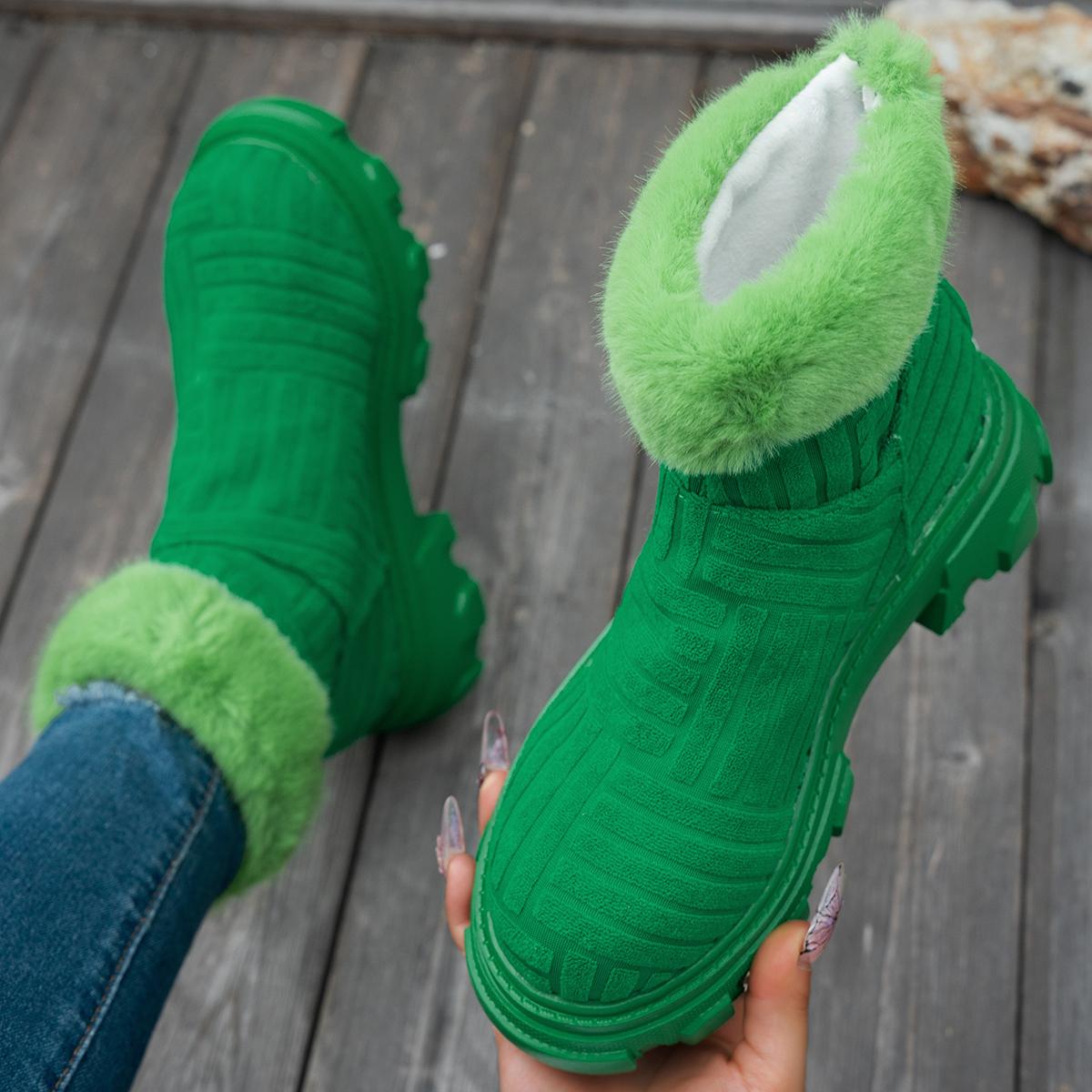 

Женские замшевые ботильоны на платформе с мехом, короткие плюшевые ботинки, зимние новые дизайнерские теплые ботинки «Челси», повседневная обувь на плоской подошве Botas 40