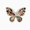 Trendy Hollowed-Out Rhinestone Butterfly Brooch For Women Insects Pins Badges Office Party Backpack Gifts Jewelry Accessories