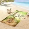 Big Bad Fox  Print Beach Towel, Large Soft Quick Dry Towel for Beach Camping Swimming