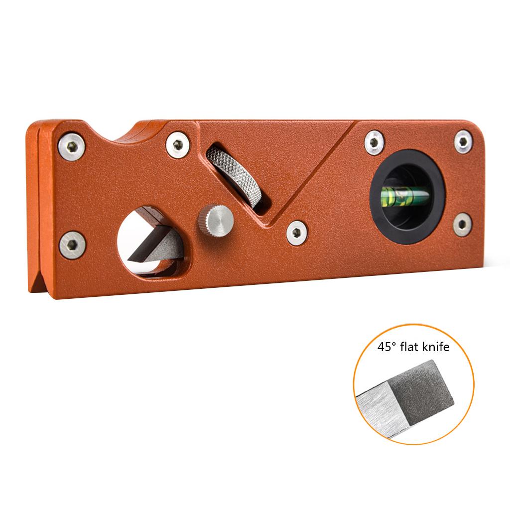 Chamfer Plane for Wood, Professional Woodworking Edge Corner Flattening Tool