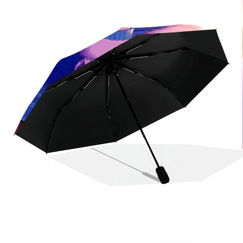 Dynamic Duo City Adventure Folding Umbrella Suitable For All Seasons Umbrella Umbrella Umbrella Gift