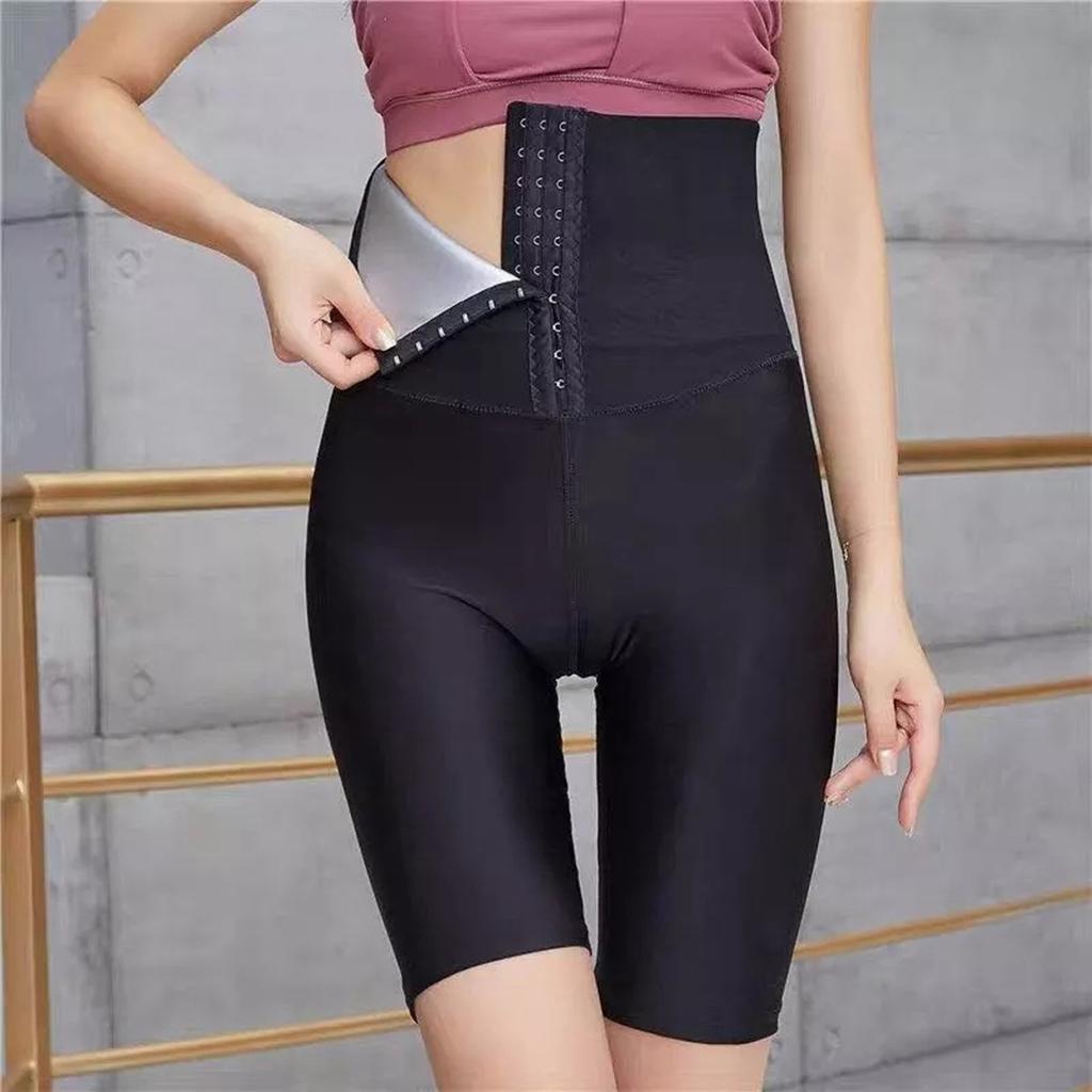 Sauna Shorts workout and fitness Sweat Pants Leggings High Waist Exercise Training Thigh
