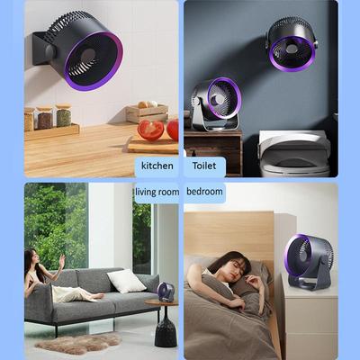 Multifunction Electric Fan 4000mah Rechargeable Air Circulation Stand Fans Summer Cooling Camping Fan Portable Air Conditioner