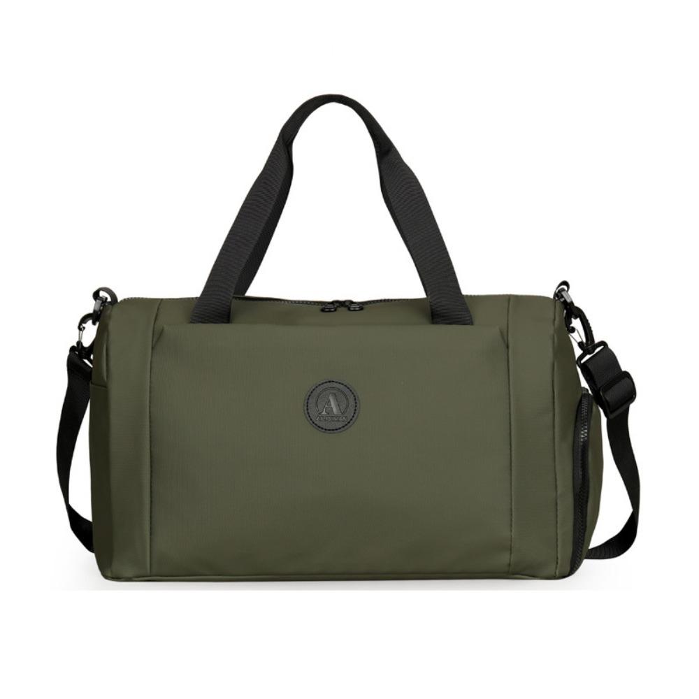 

Oxford Nylon Duffle Bag Foldable Large Capacity Handbag Portable Travel Luggage Bag Ladies зелёный