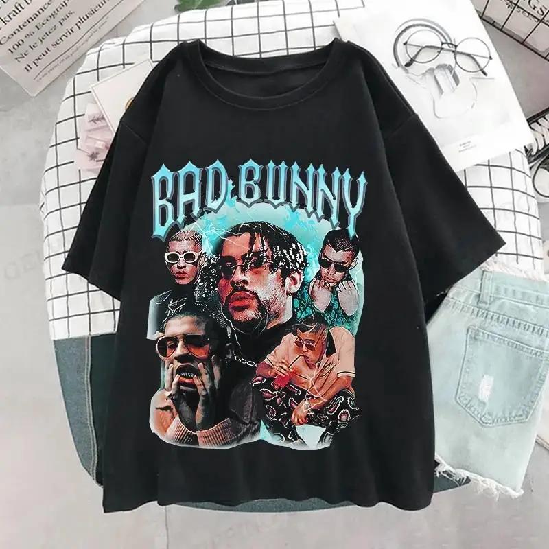 UN VERANO SIN TI Bad Bunny T Shirt Men Women Fashion Hip Hop Music Albums Short Sleeve Plus Size T Shirt Unisex