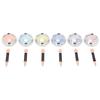 6pcs Nail Powder Home Salon Pearly Lustre Shiny Nail Art Powder Decoration Manicure Tool