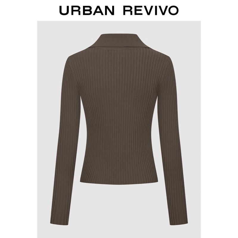 

UR 2025 Autumn Women s Polo Knit Cardigan L
