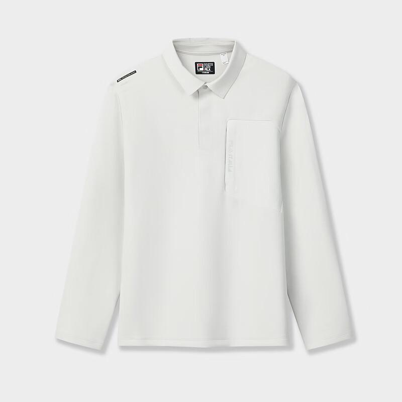 FILA Men s Knit Long-Sleeve Polo Shirt 2XL