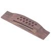 Ponte Acustico in Palissandro Colore Legno Parti per Chitarra Chitarre Acustiche a 12 Corde