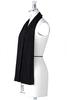 Footmark Dining Apron, Table with Pleats, Black, 403081