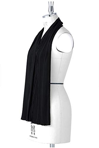Footmark Dining Apron, Table with Pleats, Black, 403081