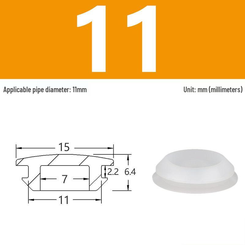 High-Temp Resistant Silicone Rubber Stopper with Card Slot Sealing Cap