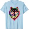 Cool Wolf Funny Wolf Lover Wildlife Men Boys Kids T-Shirt