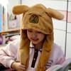 Animal Ear Ear Moving Hat Plush Plush Hat Toys Kawaii Jumping Up Cap Party