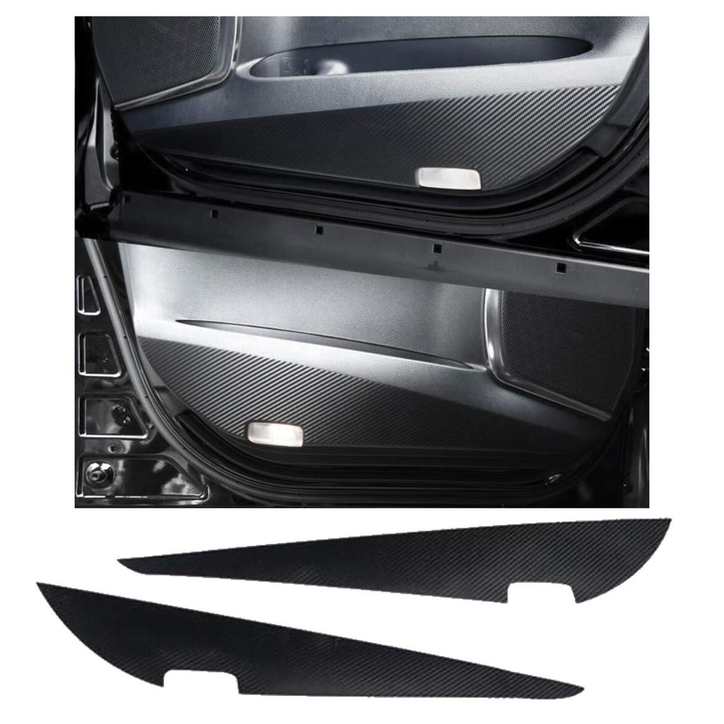 KPETYUFF Door Kick Protectors for Toyota Vellfire 30 Series and Toyota Alphard 30 Series Door Guards Door Trim Protectors Scratch and Dirt Prevention
