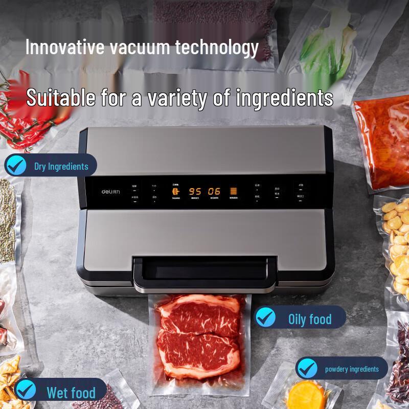 Deli LM894 Automatic Vacuum Sealer CN Plug (adapter Included)