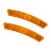 2Pcs Bike Spoke Reflector Mountain Bike Fish-shaped Steel Rim Spoke Reflectors Bicycle Night Reflective Signs