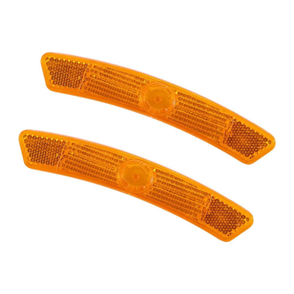 2Pcs Bike Spoke Reflector Mountain Bike Fish-shaped Steel Rim Spoke Reflectors Bicycle Night Reflective Signs
