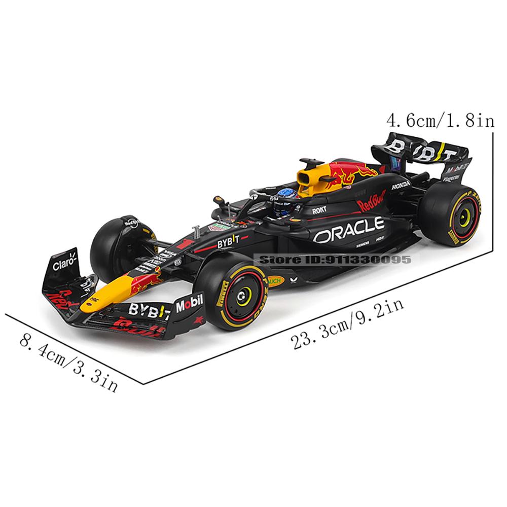 Bburago 1:24 2024 F1 Oracle Red Bull Racing #1 Max Verstappen #11 Sergio Perez Precision Model Car Model Collection Gift Toy