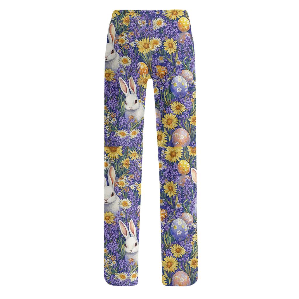 Dámské Módní Volné Ležérní Tištěné Ležérní Kalhoty