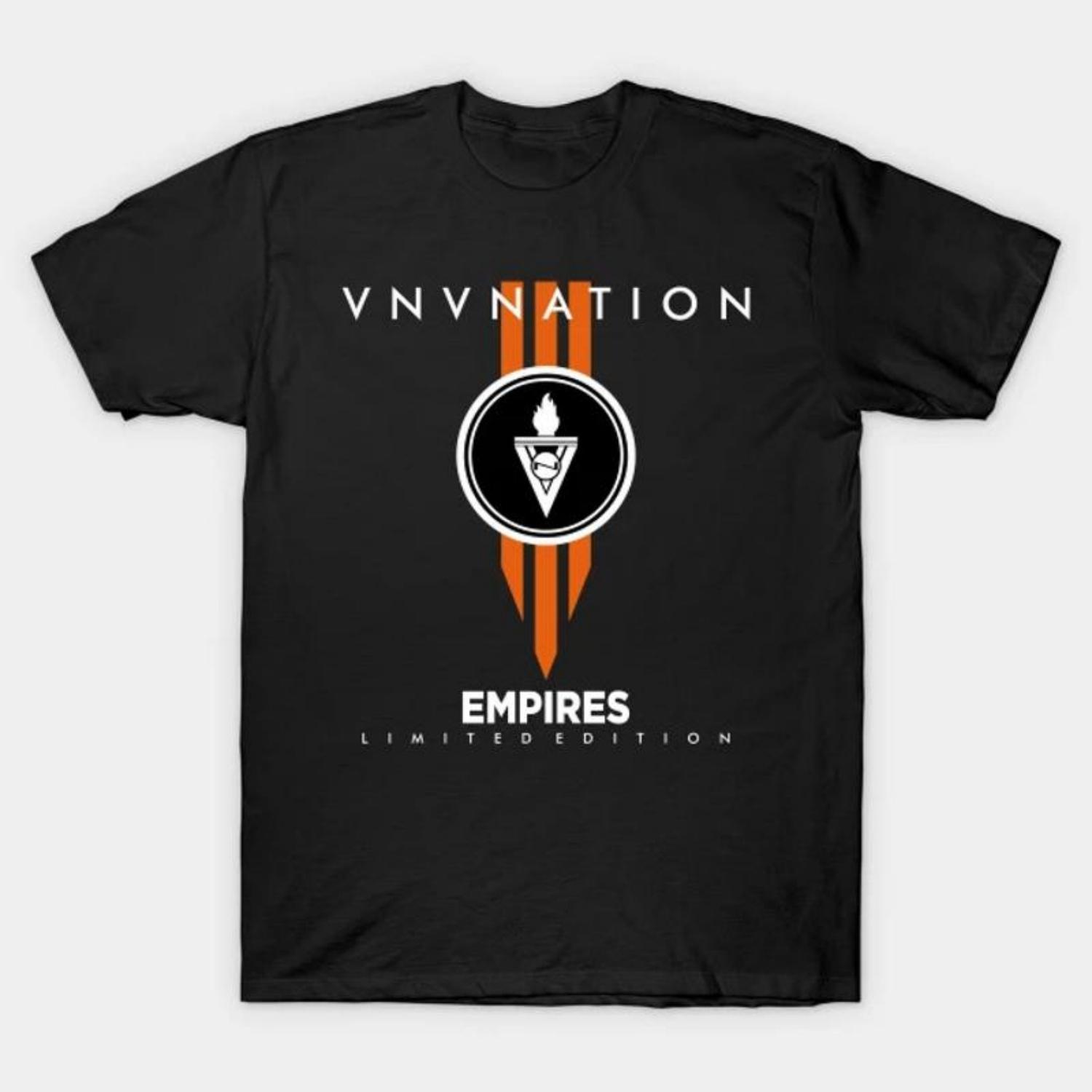 

VNV Nation Band Black Heavy Cotton T Shirt For Fan XXXXXL чорний