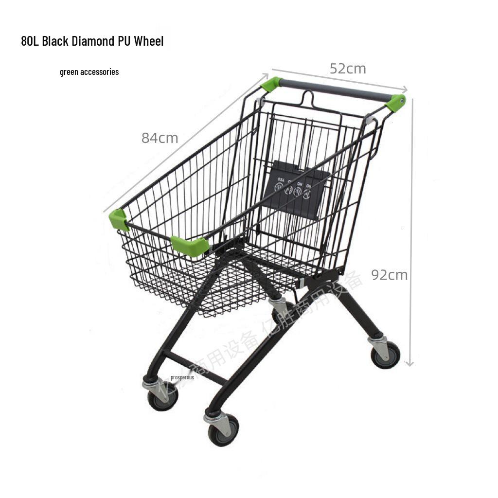 European Shopping Cart for Supermarkets, Malls, and Grocery Stores