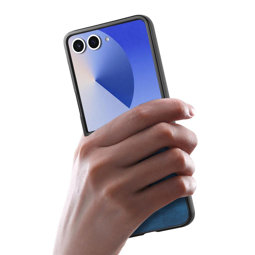 Samsung Galaxy Z Flip 7/6 Drop-Proof Foldable Leather Phone Case