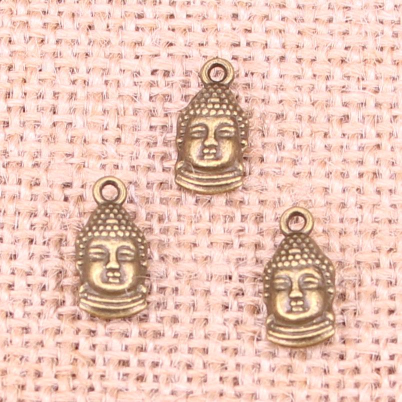 

Buddha Head Pendant 16x8mm Antique Silver Jewelry Accessories