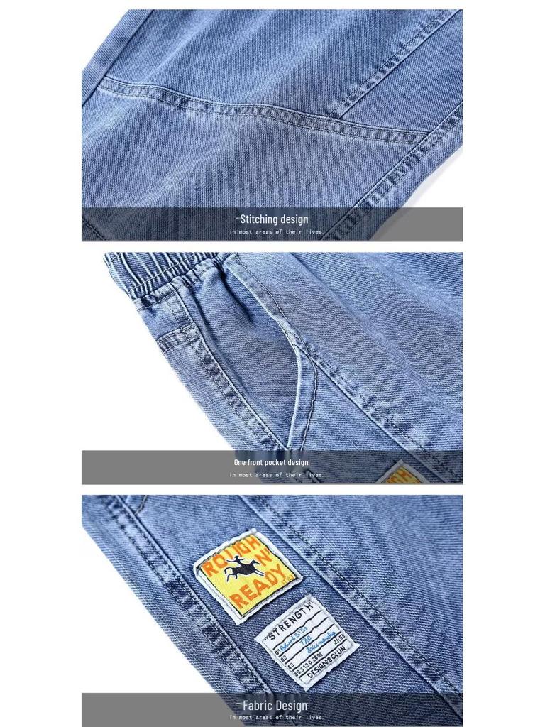 2023 Herren Slim Denim Shorts im koreanischen Stil: Trendige, lässige Mode