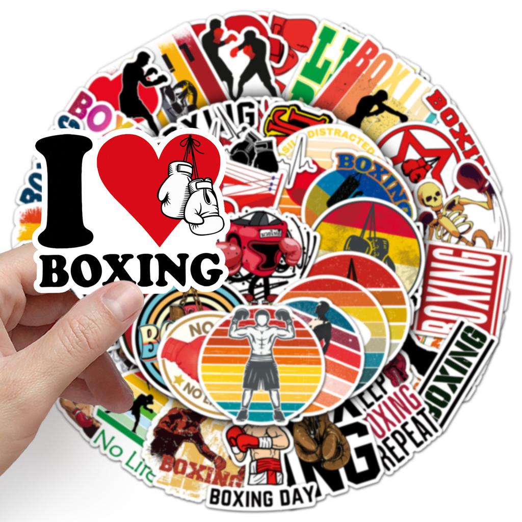 50 Boxen Sport Graffiti Aufkleber Personalisierte Cartoon Sport Dekorative Wasserbecher Koffer Skateboard Aufkleber