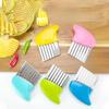 Potato Cutter Chip French Fry Maker Stainless Steel Wavy Knife French Frie Chopper Knife Chopper French Fry Kitchen Gadget Tools