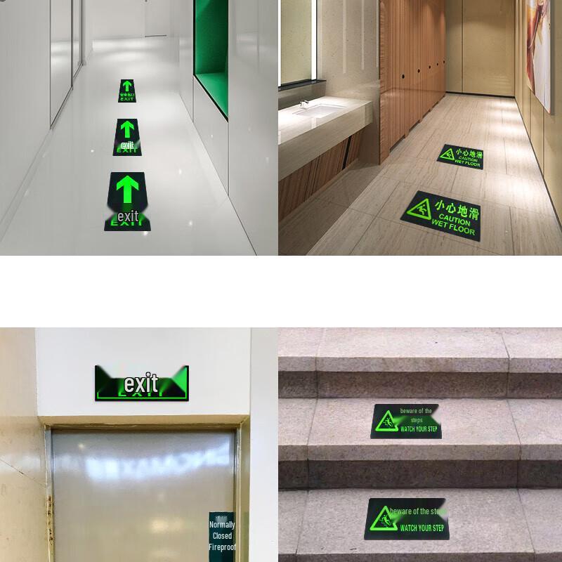 Adesivo da Parete per Uscita di Sicurezza Luminous