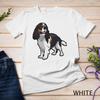 2025/Cute Tri-Color Cavalier King Charles Spaniel Premium Unisex T-shirt Unisex T-Shirt