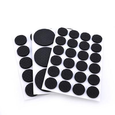 Coussinets de pieds de chaise ronds et carrés, protecteurs de sol auto-adhésifs pour pieds de table et meubles, tapis antidérapant pour meubles