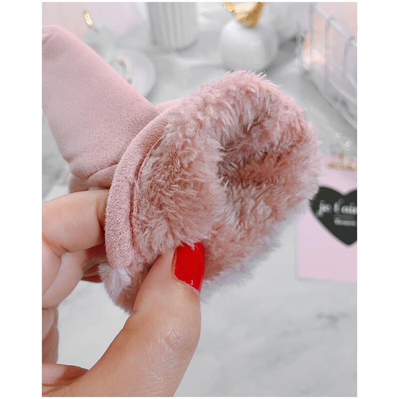Cute Korean Style Fleece-Lined Winter Gloves