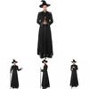 Classic Black Wizard Costume For Men Perfect For Halloween Parties And Cosplay Events