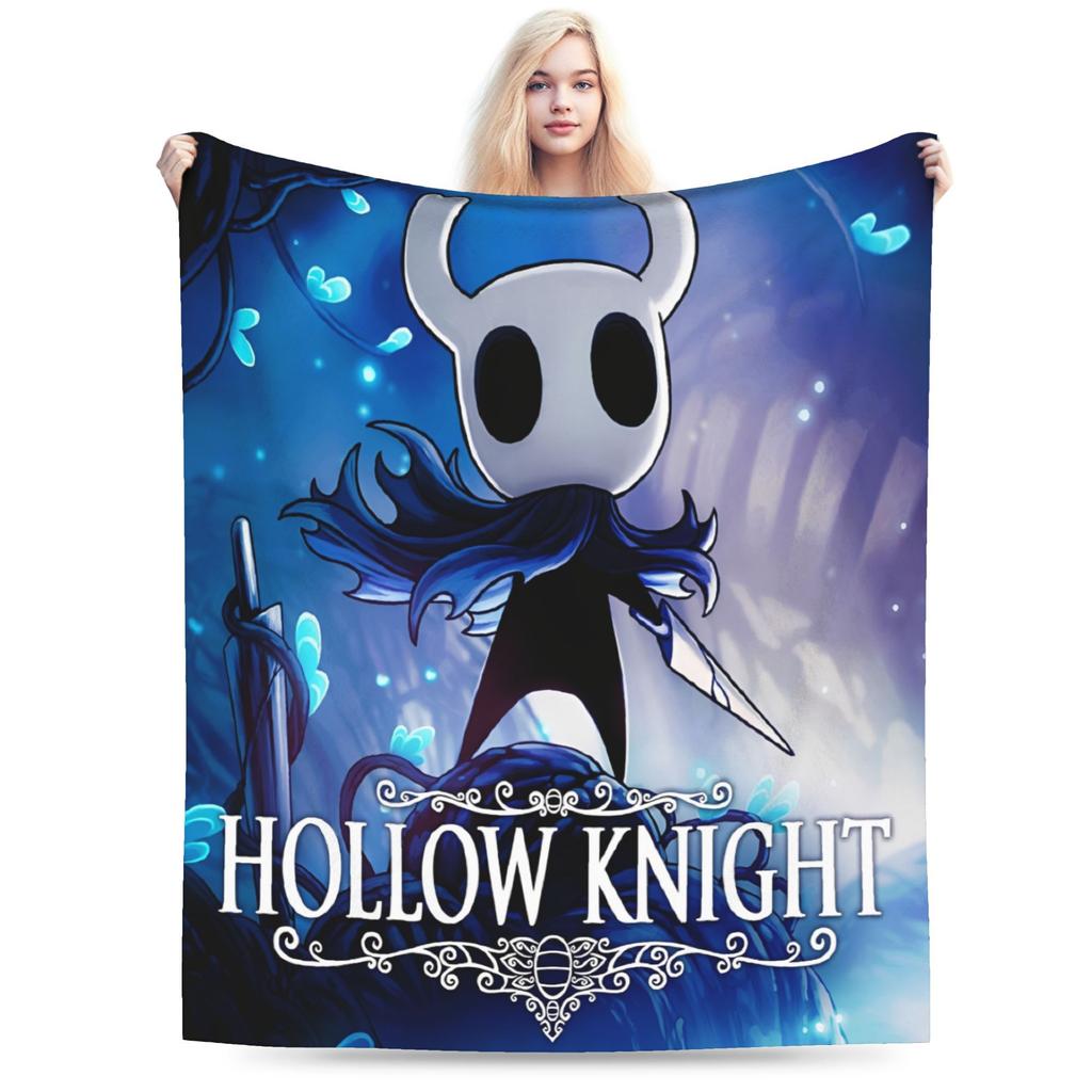 Hollow Knight Funny Games Blanket Lightweight Thin Flannel Novelty Gift Throw Blankets Quilt