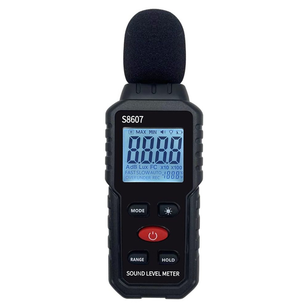 A-weighted Noise Decibel Reader Black Sound Testing Equipmetent  Home, Office, Factories