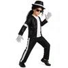 Kids Boys Michael Jackson Cosplay Birthday Party Dance Performance Costume Children Halloween Party Pop Star Outfits Full Set