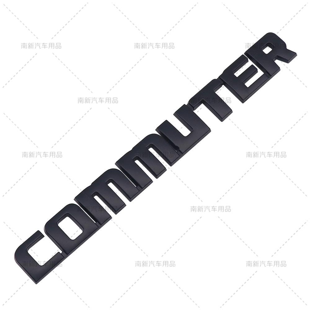 

car sticker for COMMUTER label ABS body sticker emblem чёрный