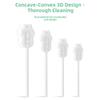 42Pcs Baby Tongue Cleaner Disposable Newborn Toothbrush Infant Oral Cleaning Brush Stick Soft Safe Hygienic