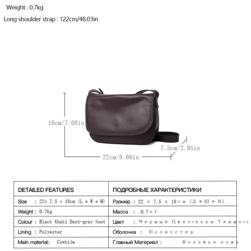 Bolsos de mano de piel auténtica estilo vintage para mujer, bolso bandolera de marca de diseñador, bolso de mano informal para mujer