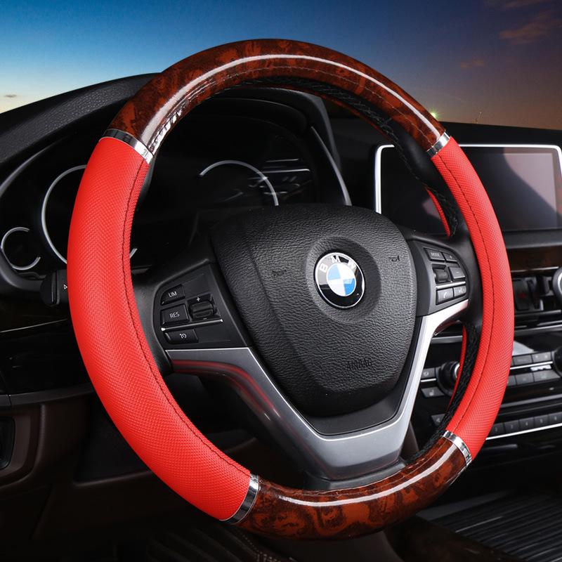 Four Seasons 2011 Pfirsichholzmaserung & Leder Auto Lenkradbezug