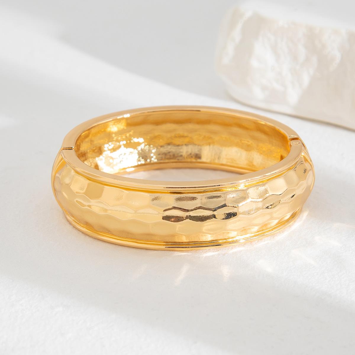 Модный открытый браслет-кольцо Beat Glossy, Металлический пружинный браслет