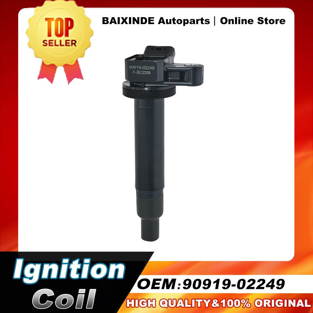 BAIXINDE1/4PCS Ignition Coil 90919-02249 9091902249 For Lexus LS 2000-2003, SC 2001-2003 429C 207KW Car Accessories Auto Parts 90919-02249 1PC