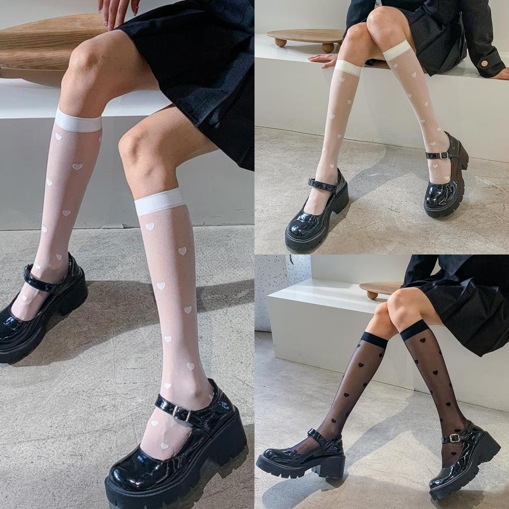 Women's Summer Sheer Calf Socks Lightweight Breathable Versatile for Daily Wear