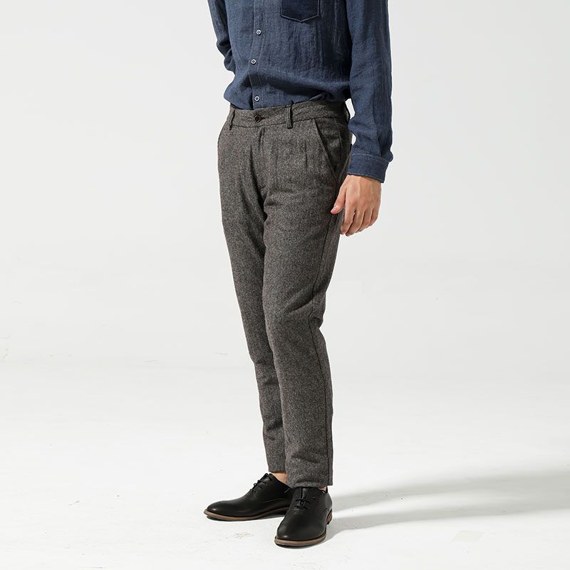 Menseye Menseye Men's Wool Casual Pants