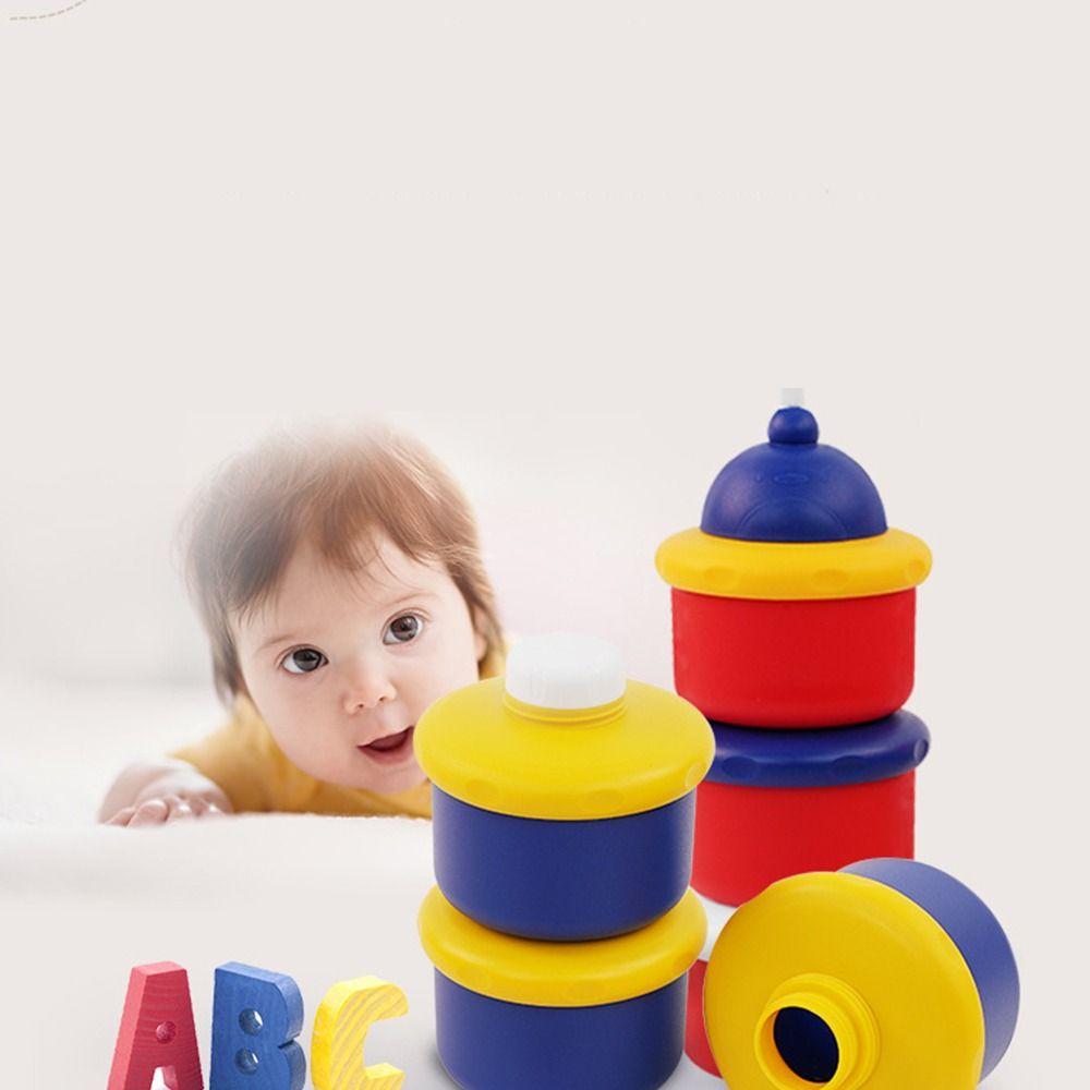 3 Layers Infant Milk Powder Box Portable Baby Infant Feeding Dispenser  Baby Formula Milk Storage