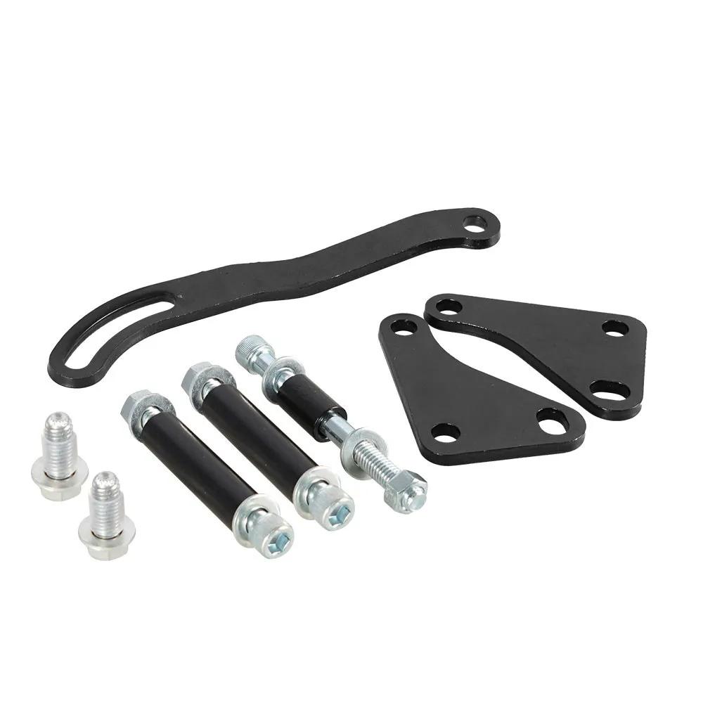 SBC Durable Power Steering Pump Mounting Bracket Compatible with SWP LWP Saginaw GM SB Chevy 350 GM Mounting Holder