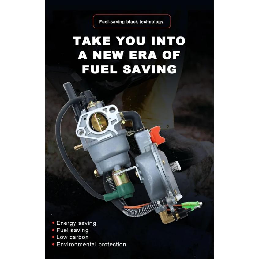 Engine Dual Fuel Carburetor LPG NG Conversion Kit Fits For GX160 GX200 168F 170F 3KW 5KW Chainsaw Grass Trimmer Brush Cutter